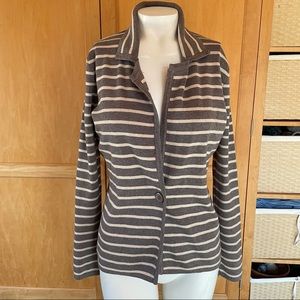 Cardigan Striped Sweater